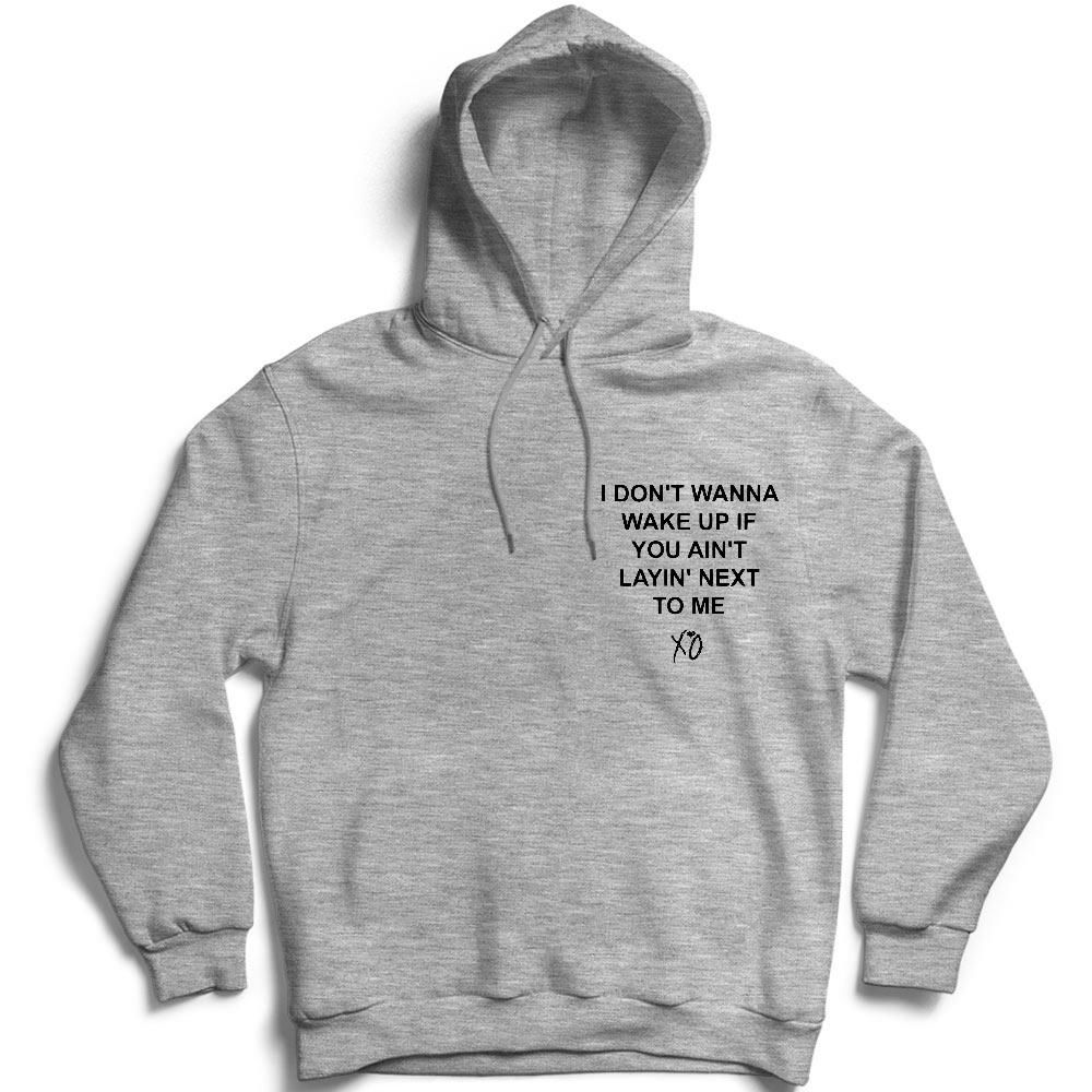 The Weekend Wasted Times Baskılı Kapüşonlu Sweatshirt