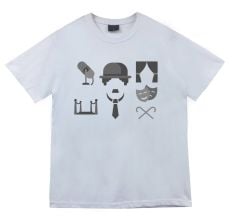 Charlie Chaplin Baskılı T-shirt