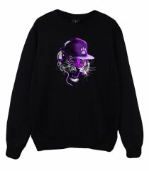 Kaplan Baskılı Sweatshirt