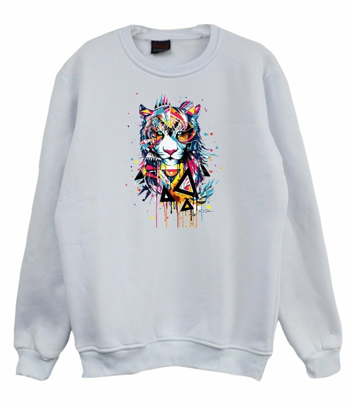 Kaplan Baskılı Sweatshirt