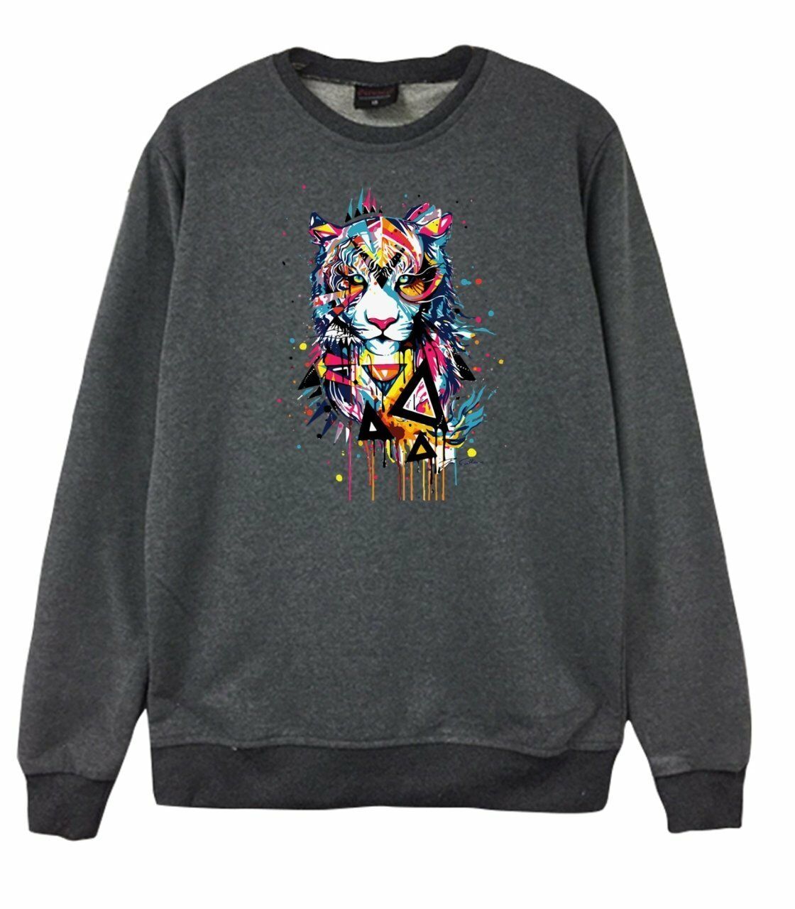 Kaplan Baskılı Sweatshirt