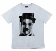 Charlie Chaplin Baskılı T-shirt