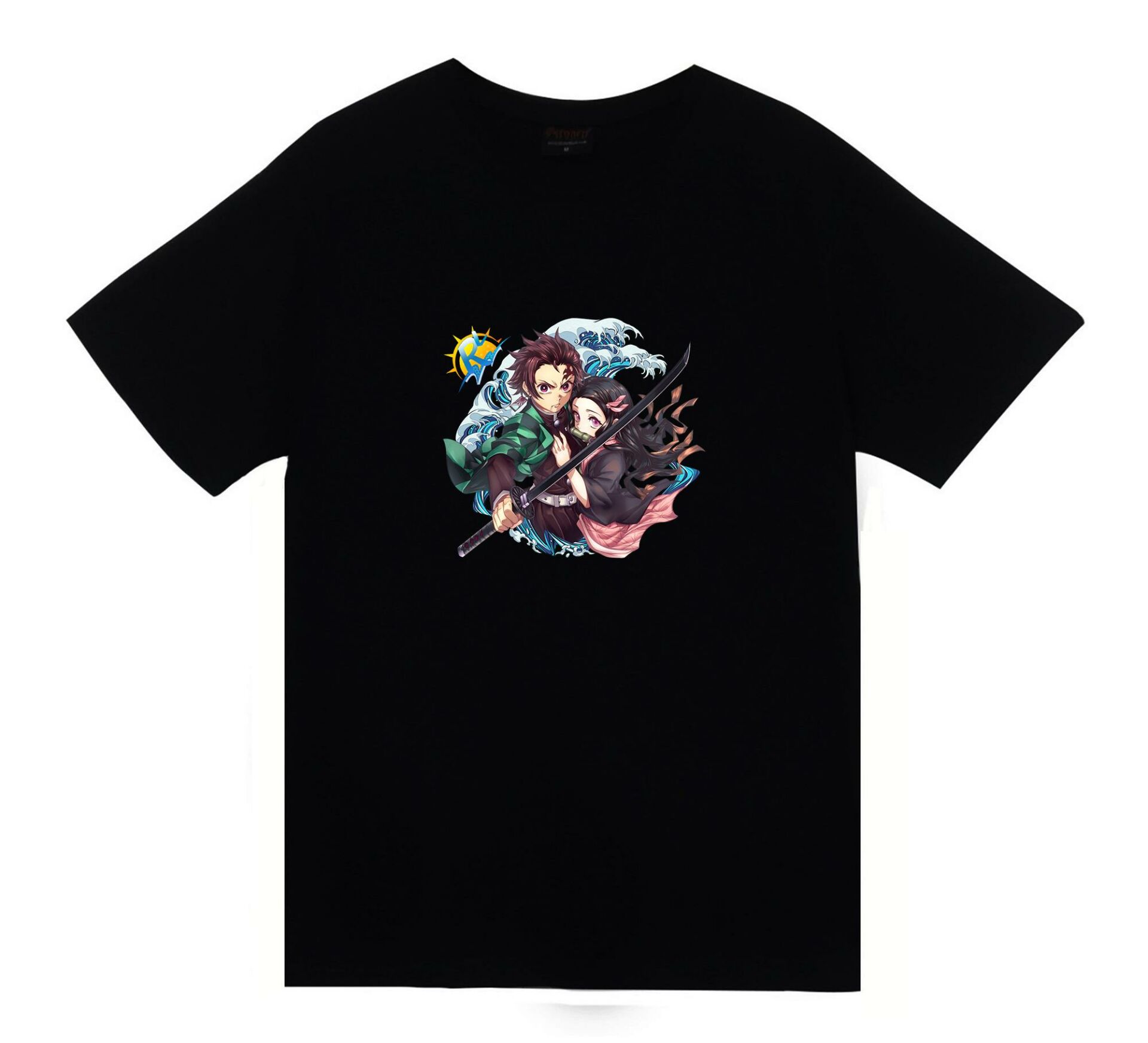 Damon Slayer Anime Baskılı Tshirt