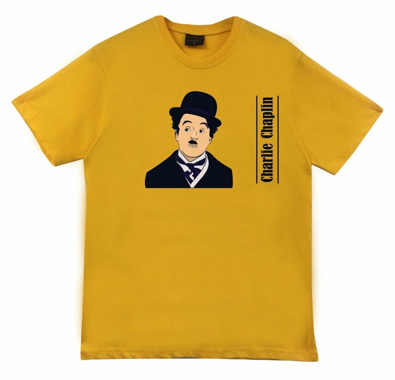 Charlie Chaplin Baskılı T-shirt