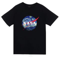 Nasa Van Gogh Baskılı T-shirt
