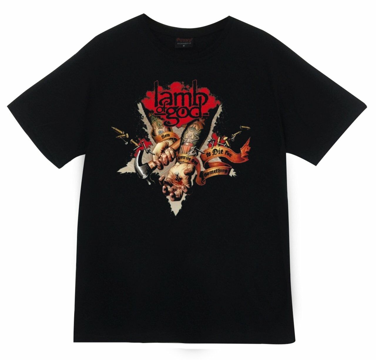 Lamb Of God Baskılı T-shirt