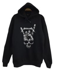 Metallica Baskılı Kapüşonlu Sweatshirt
