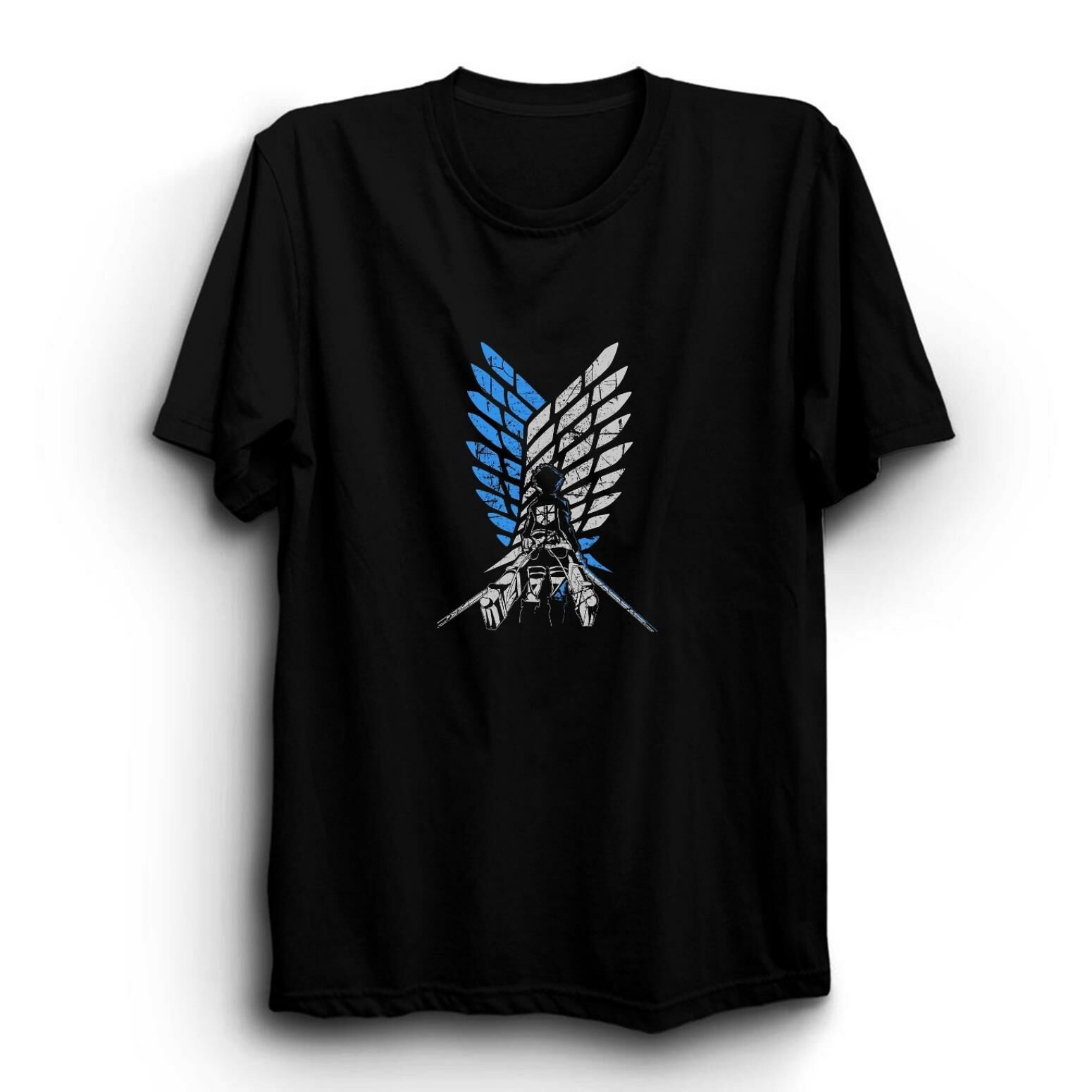 Attack On Titan Anime Baskılı Tshirt