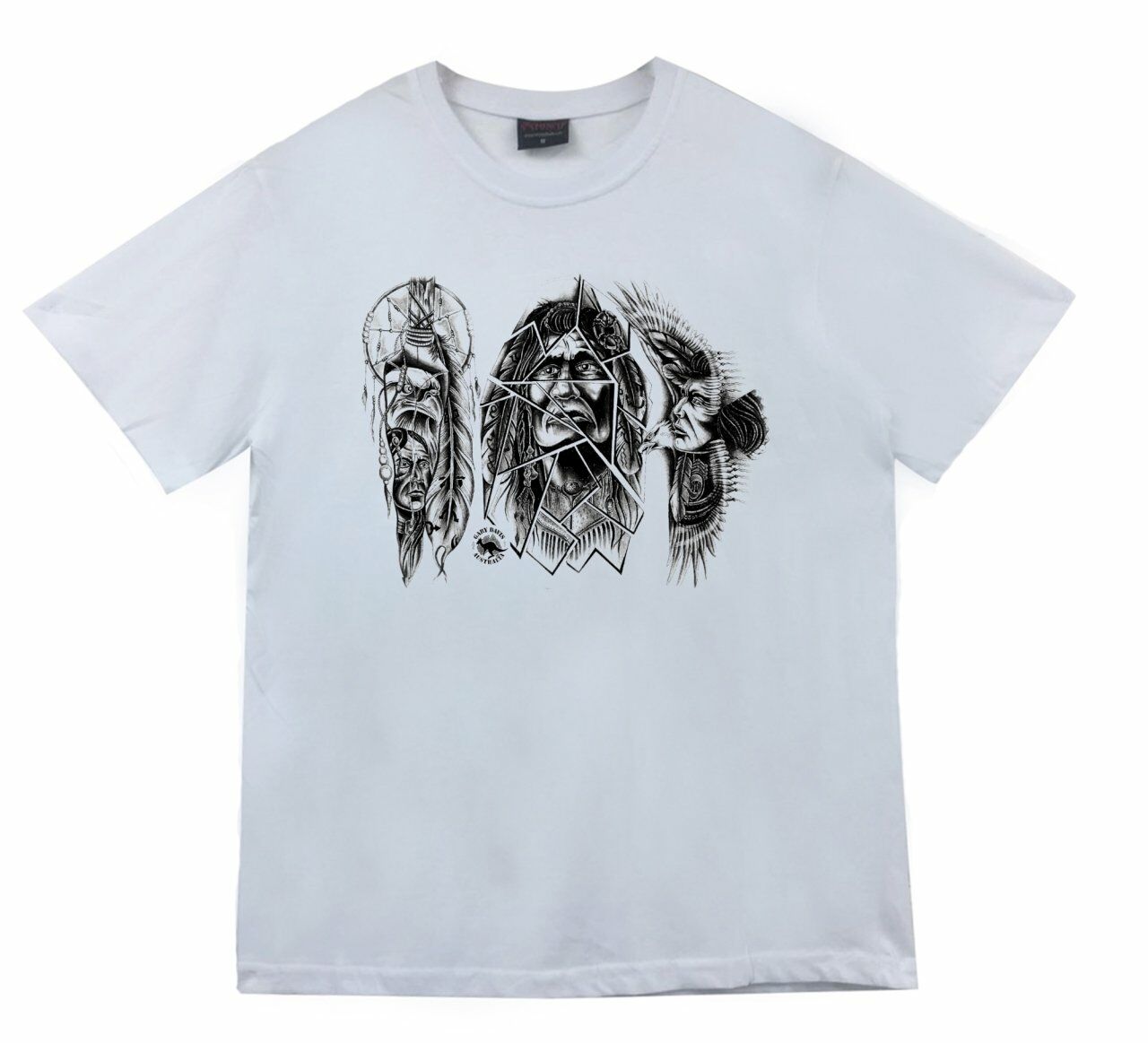 Kızılderili Baskılı T-shirt