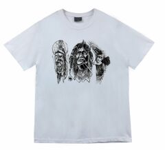 Kızılderili Baskılı T-shirt