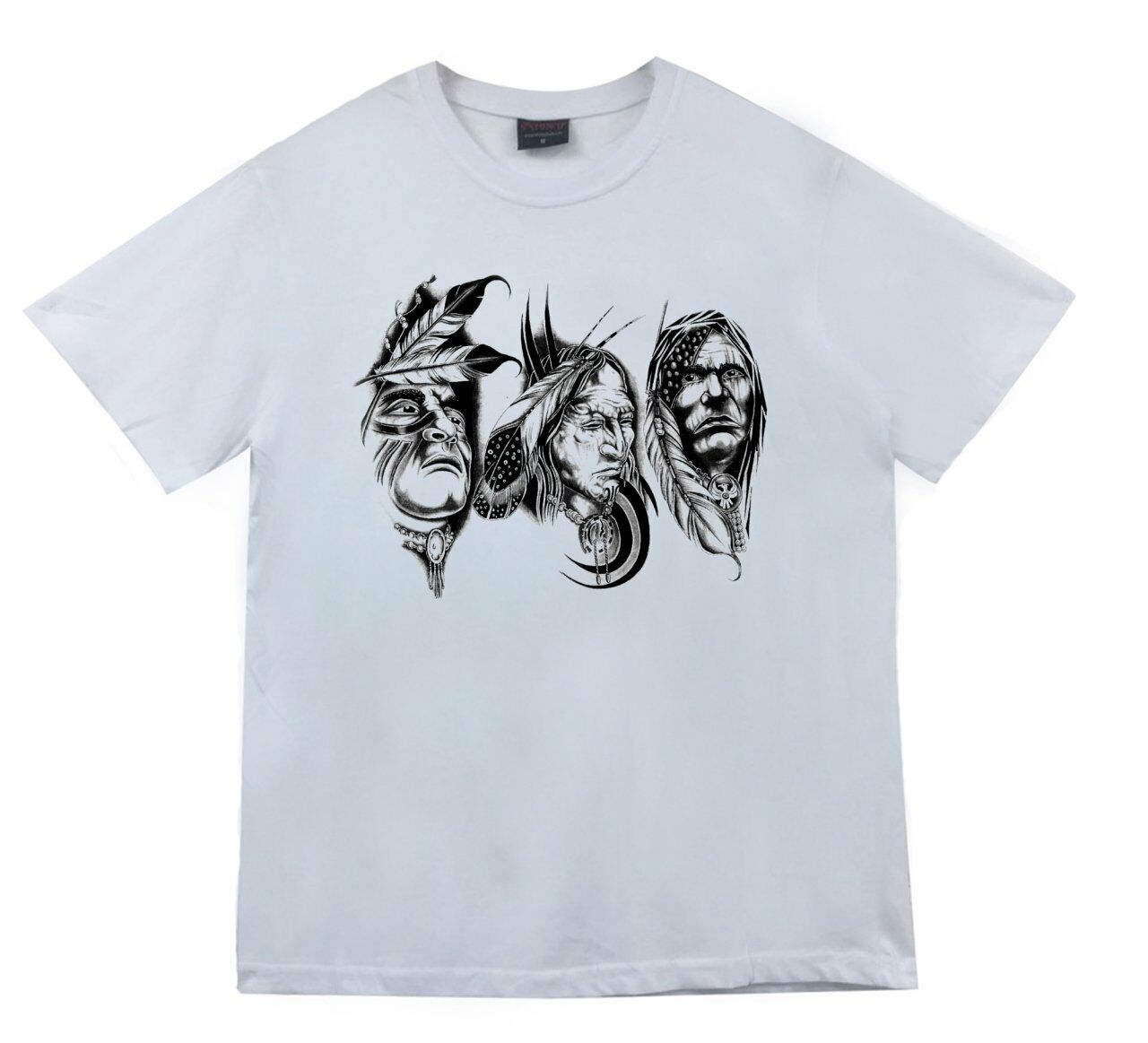 Kızılderili Baskılı T-shirt