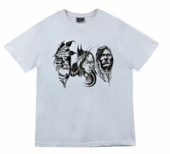 Kızılderili Baskılı T-shirt