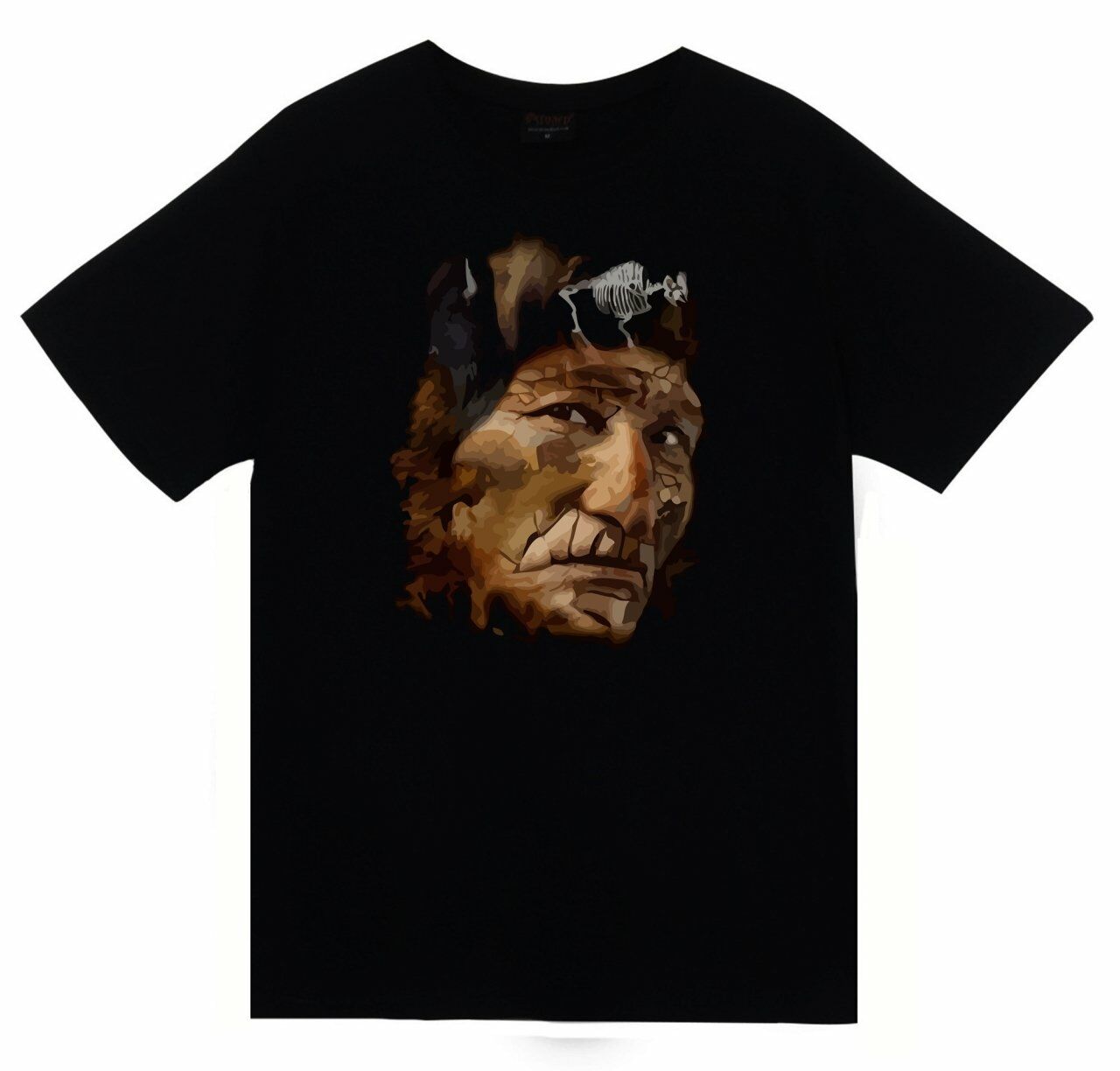 Kızılderili Baskılı T-shirt