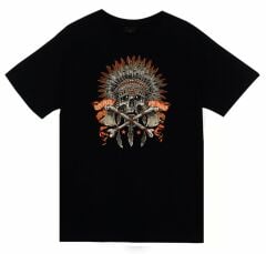 Kızılderili Baskılı T-shirt
