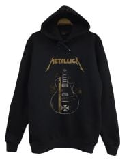 Metallica Baskılı Kapüşonlu Sweatshirt