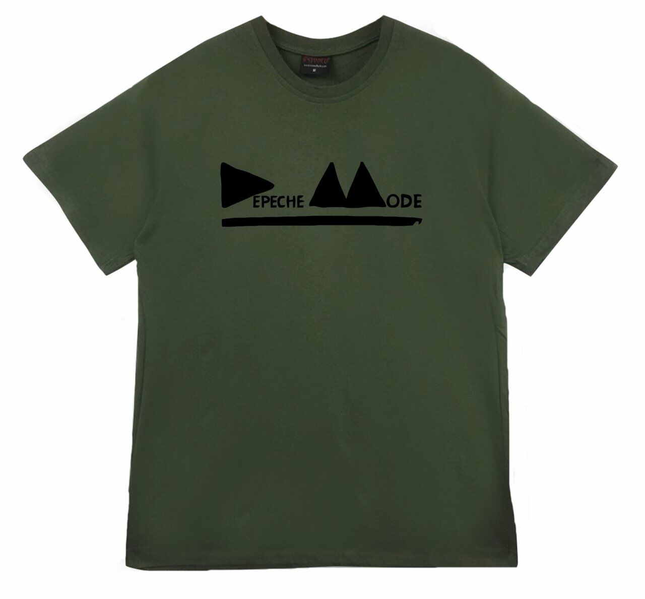 Depeche Mode Baskılı T-shirt YEŞİL
