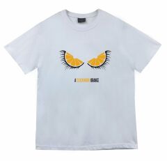 Otomatik Portakal Baskılı T-shirt