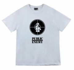 Public Enemy Baskılı T-shirt