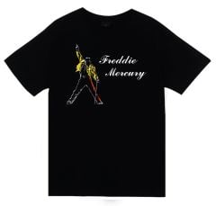Queen Baskılı T-shirt