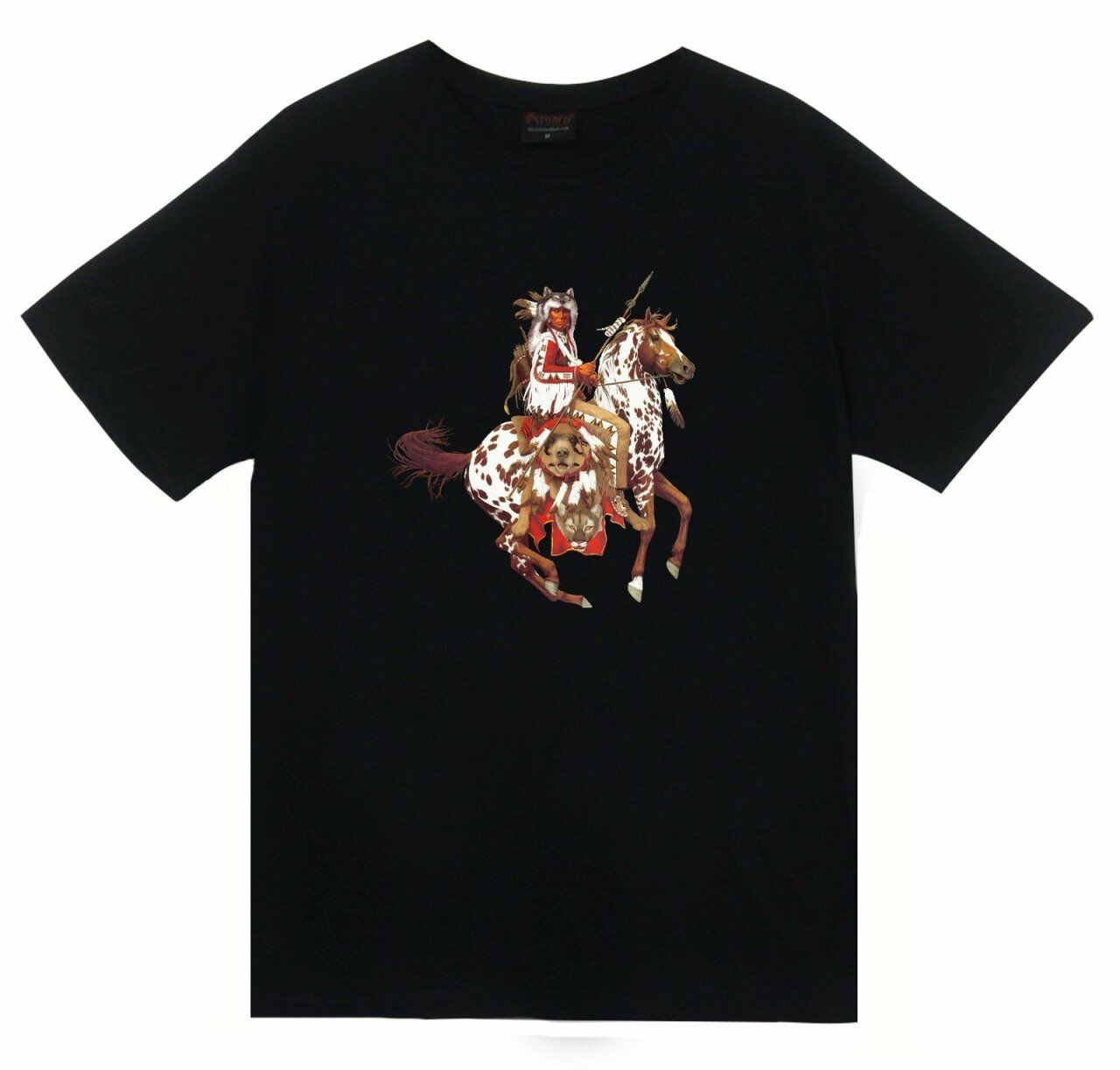 Kızılderili Baskılı T-shirt