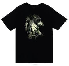 Kızılderili Baskılı T-shirt