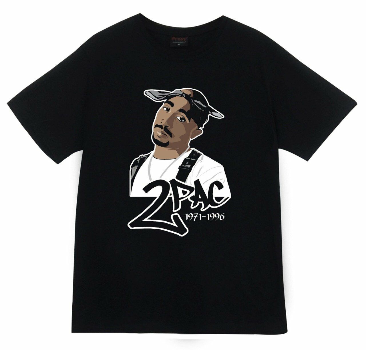 Tupac Shakur Baskılı T-shirt