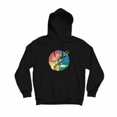 Pink Floyd Baskılı Kapşonlu Sweatshirt
