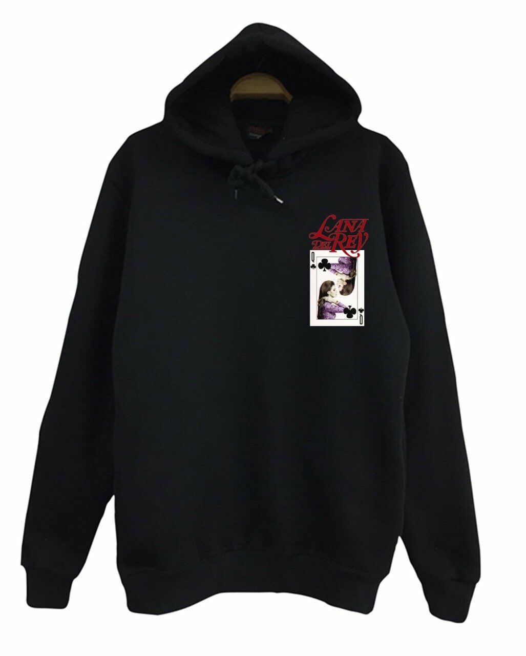 Lana Del Rey Baskılı Kapüşonlu Sweatshirt