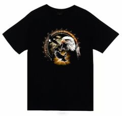 Kızılderili Baskılı T-shirt