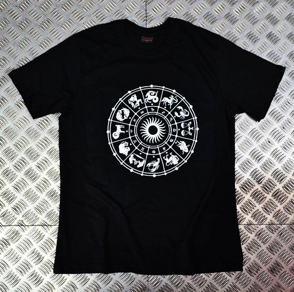 ASTROLOJİ HARİTASI - ZODIAC Baskılı T-shirt