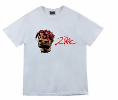 Tupac Shakur Baskılı T-shirt