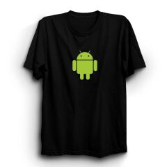 Android Robot Baskılı Tshirt