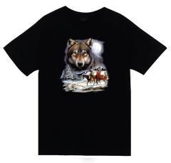 Kızılderili Baskılı T-shirt