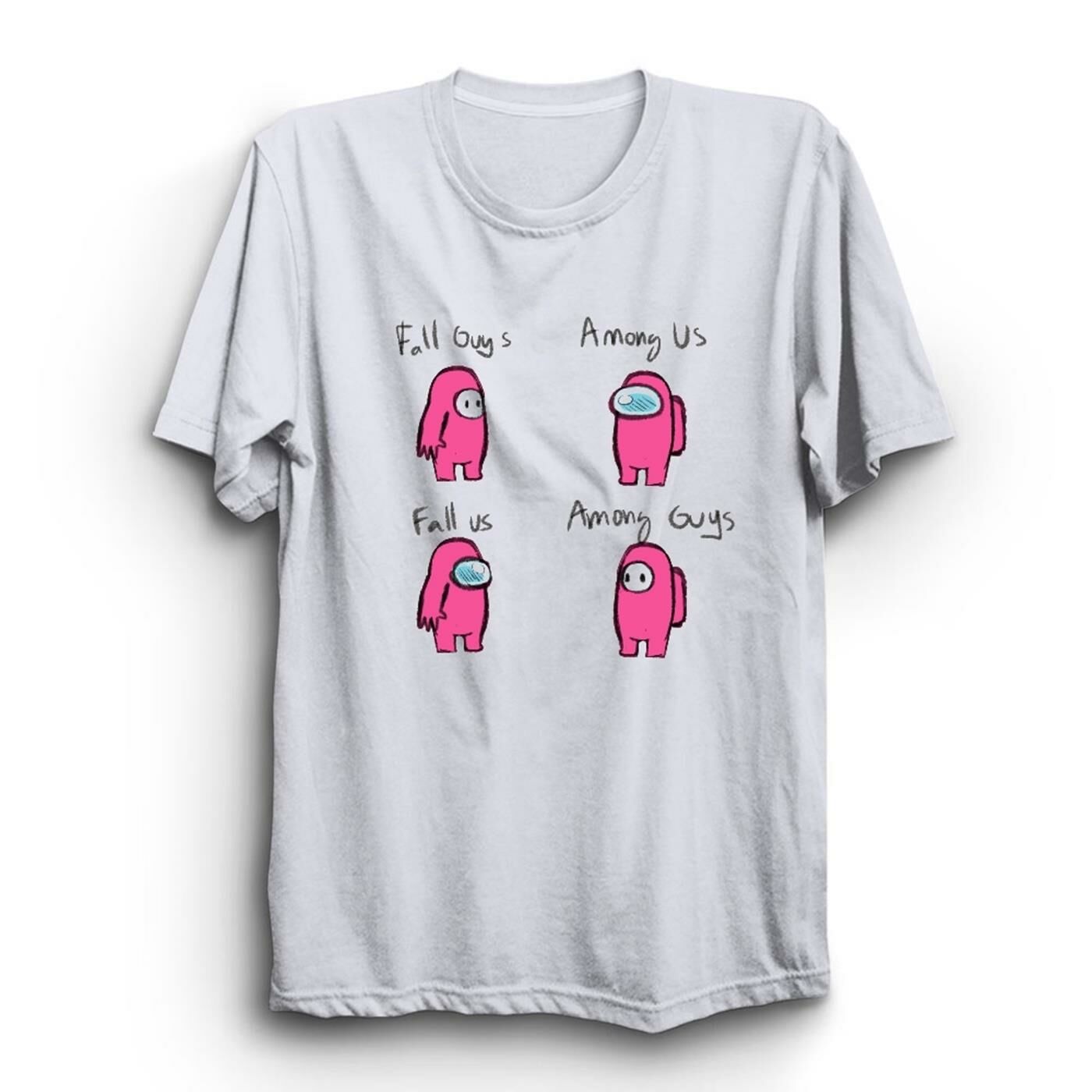 Fall Guys Among Us Oyun Baskılı Tshirt
