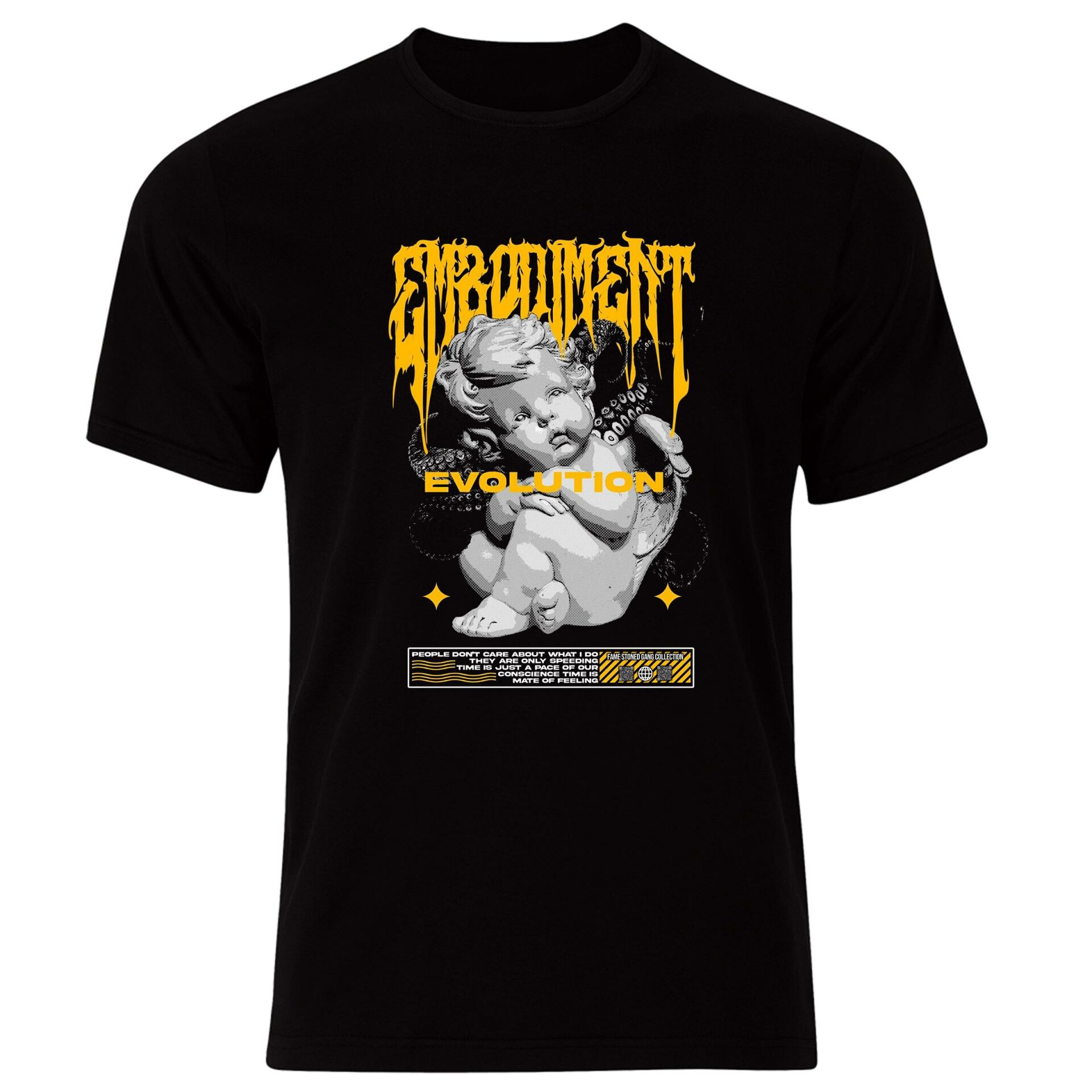 Gangsta Baskılı Tişört ( Fame Stoned Gang Collection New Season Tshirt )