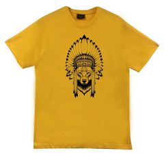 Kızılderili Baskılı T-shirt