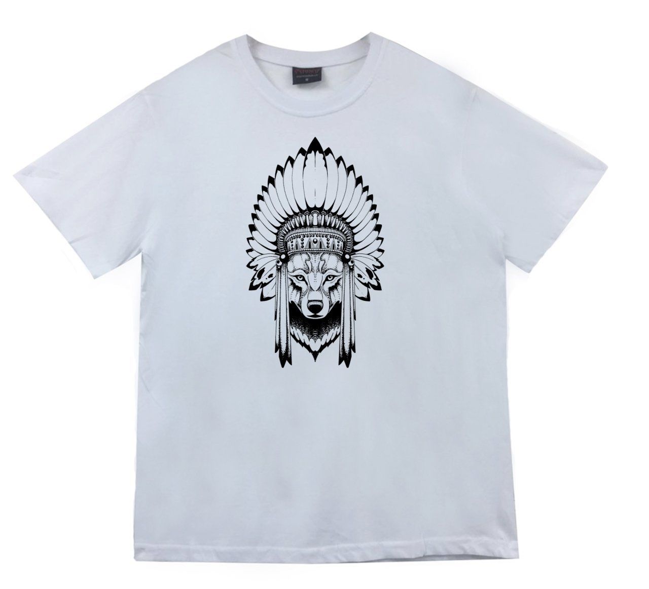 Kızılderili Baskılı T-shirt