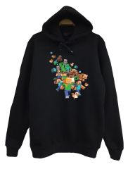 Minecraft Baskılı Sweatshirt