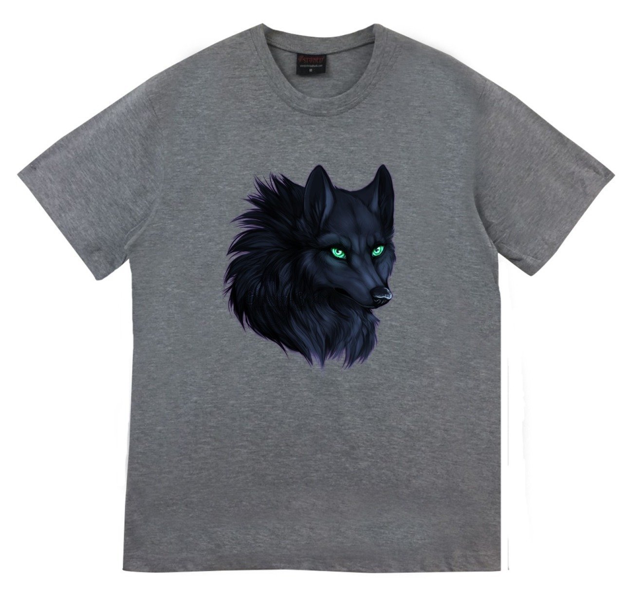 Kurt Baskılı T-shirt GRİ - M