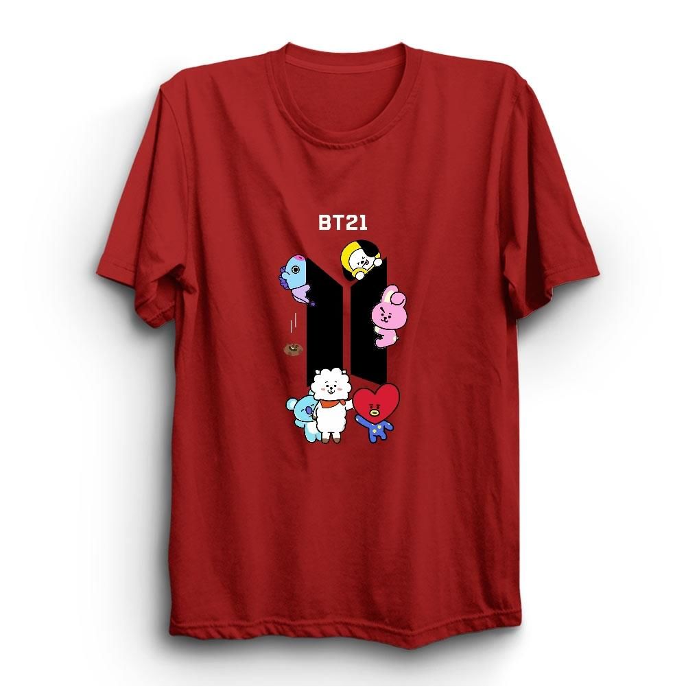 Bt21 Bts Baskılı Tshirt