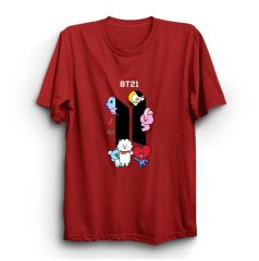 Bt21 Bts Baskılı Tshirt