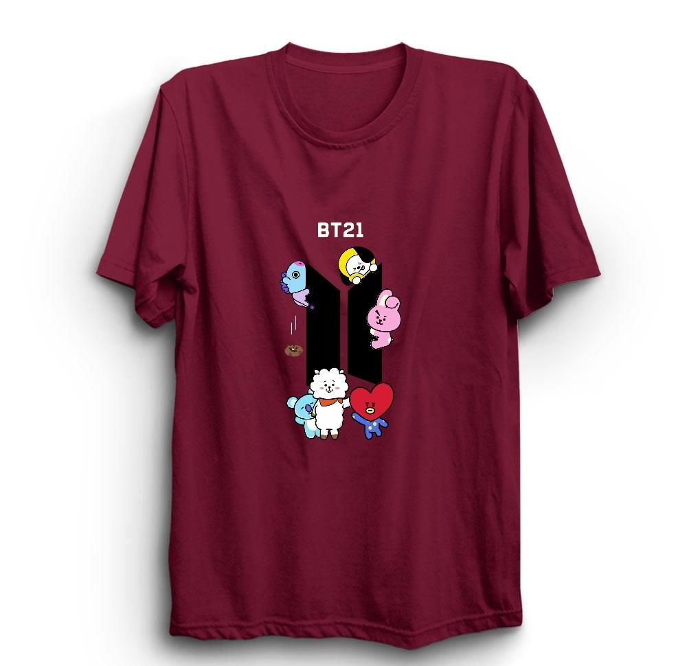 Bt21 Bts Baskılı Tshirt