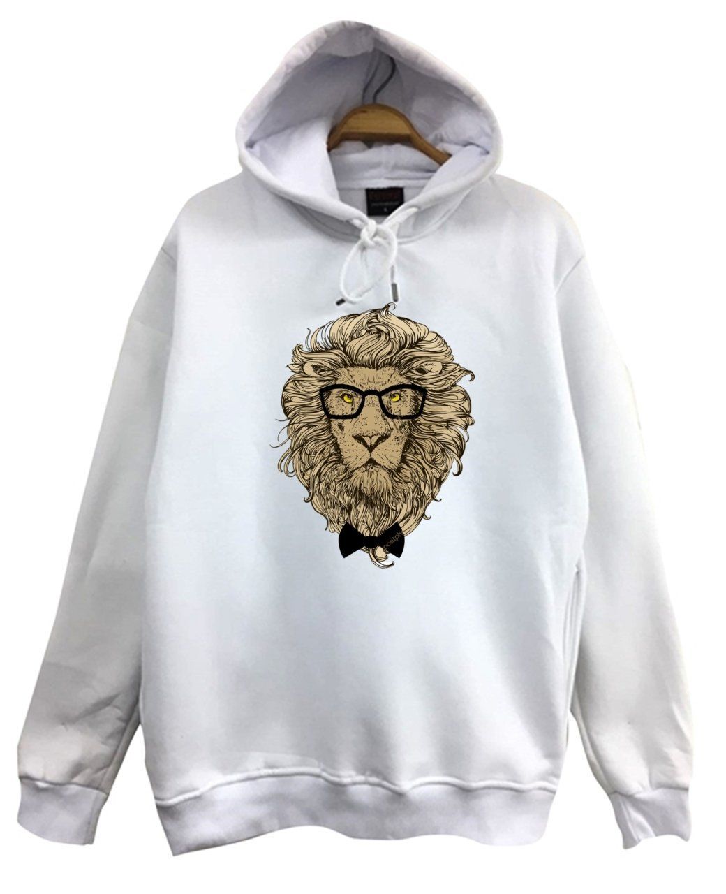 Aslan Gözlüklü Baskılı Sweatshirt