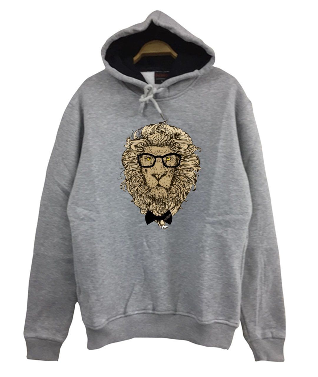 Aslan Gözlüklü Baskılı Sweatshirt