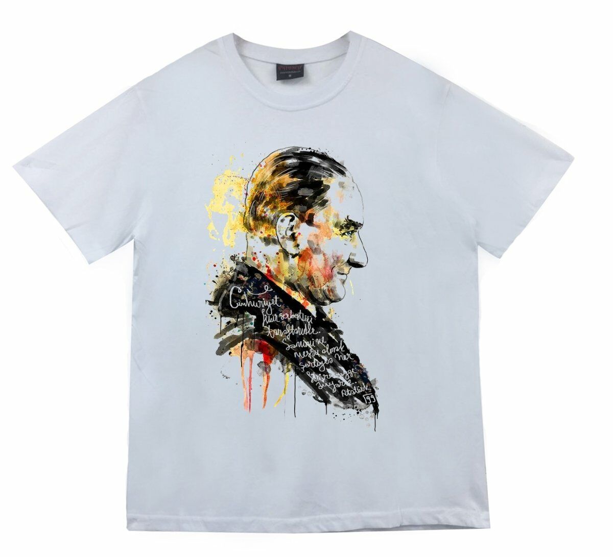 Gazi Mustafa Kemal Atatürk Baskılı T-shirt