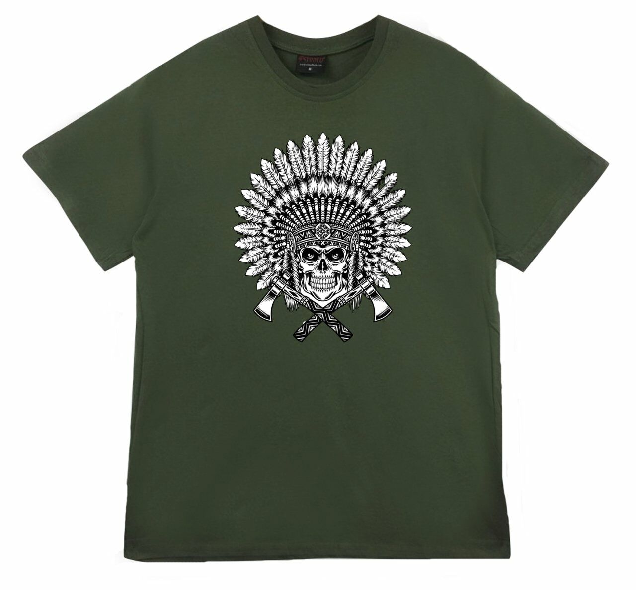 Kızılderili Baskılı T-shirt