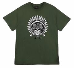 Kızılderili Baskılı T-shirt