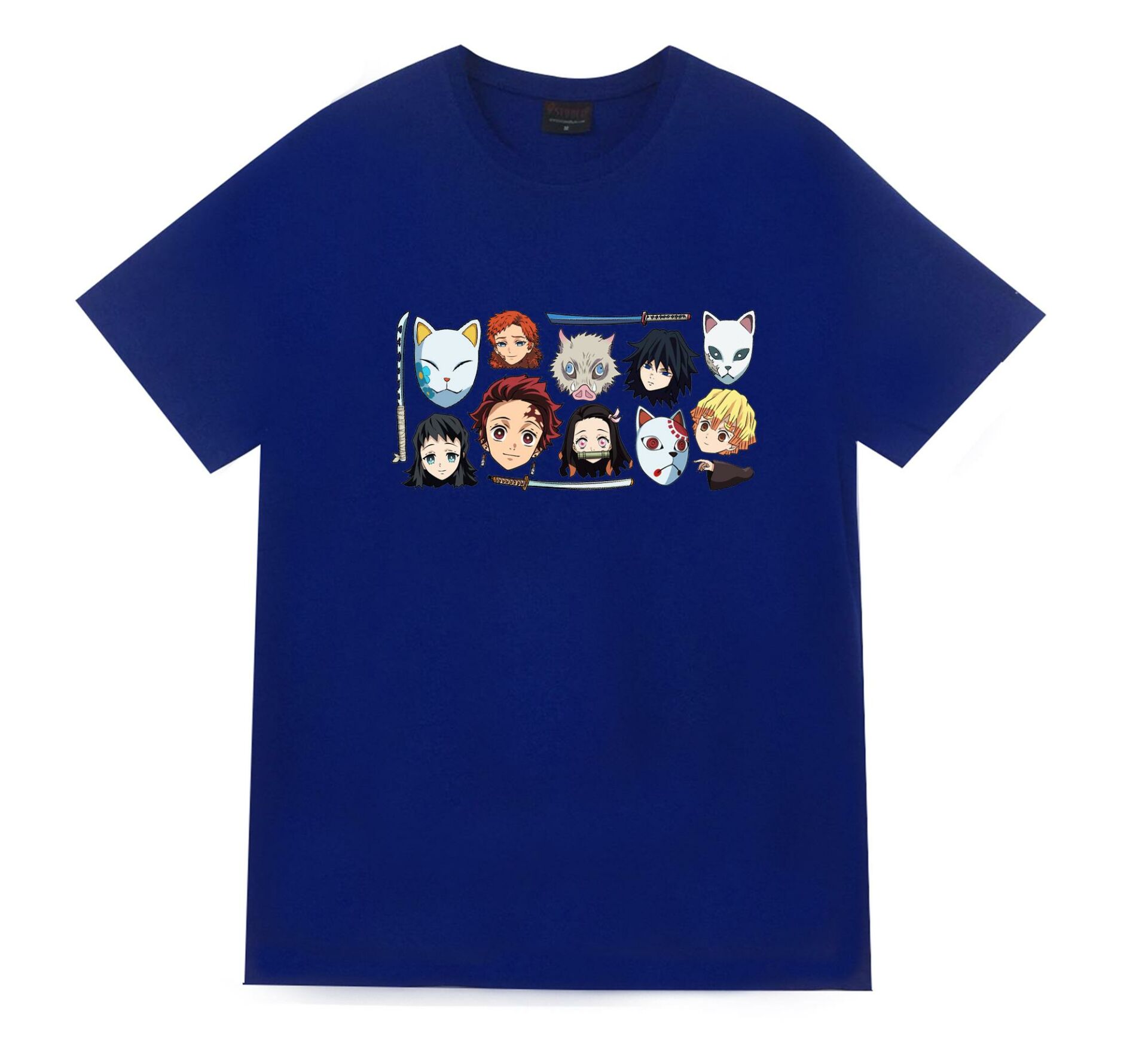 Damon Slayer Anime Baskılı Tshirt