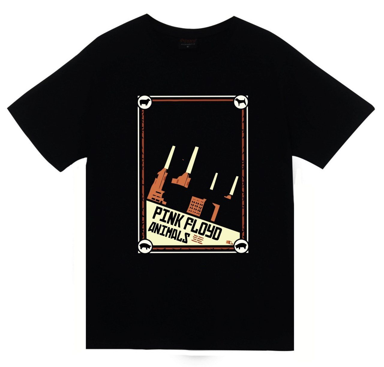 Pink Floyd Baskılı T-shirt