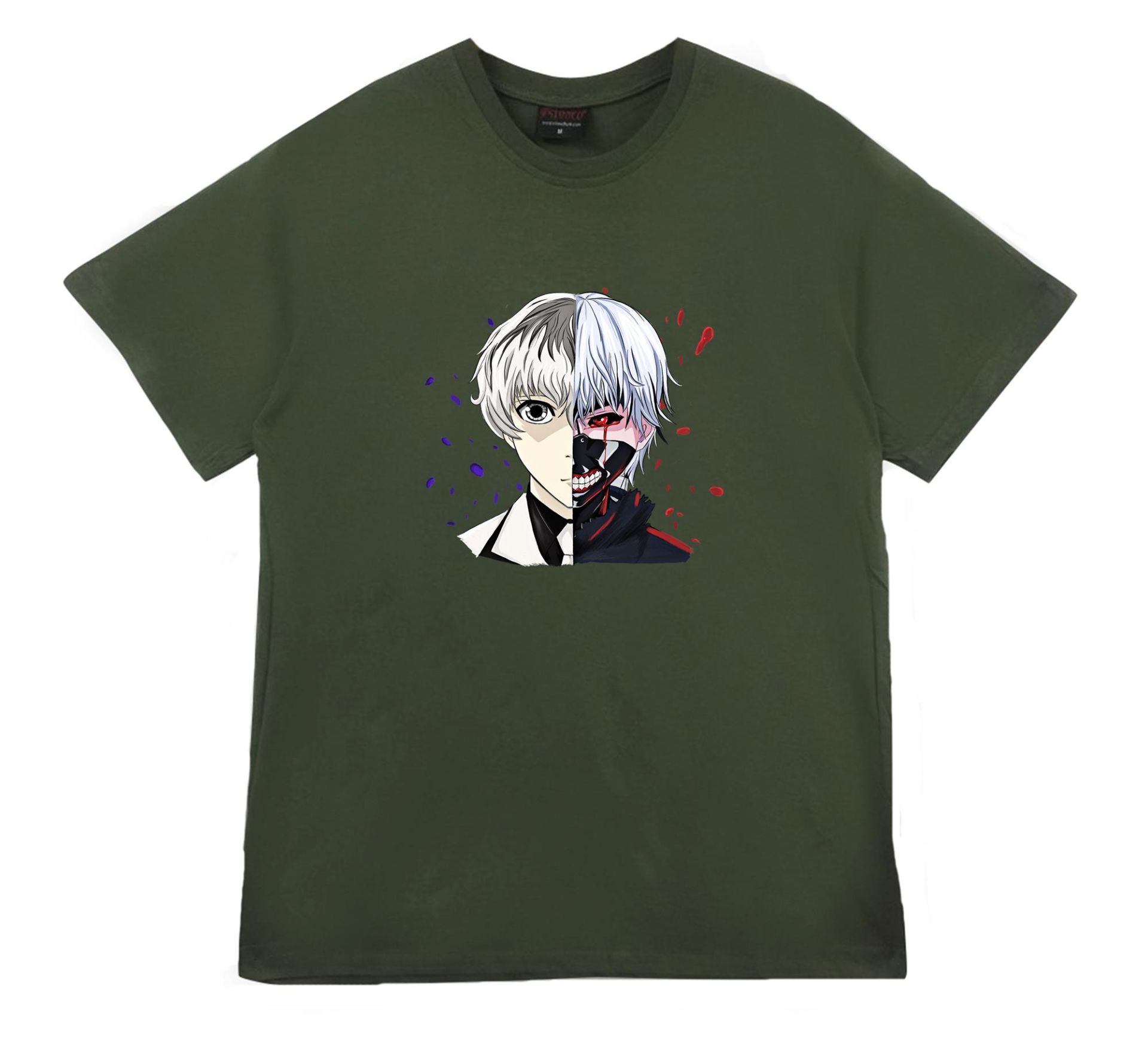 Tokyo Ghoul Anime Baskılı Tshirt